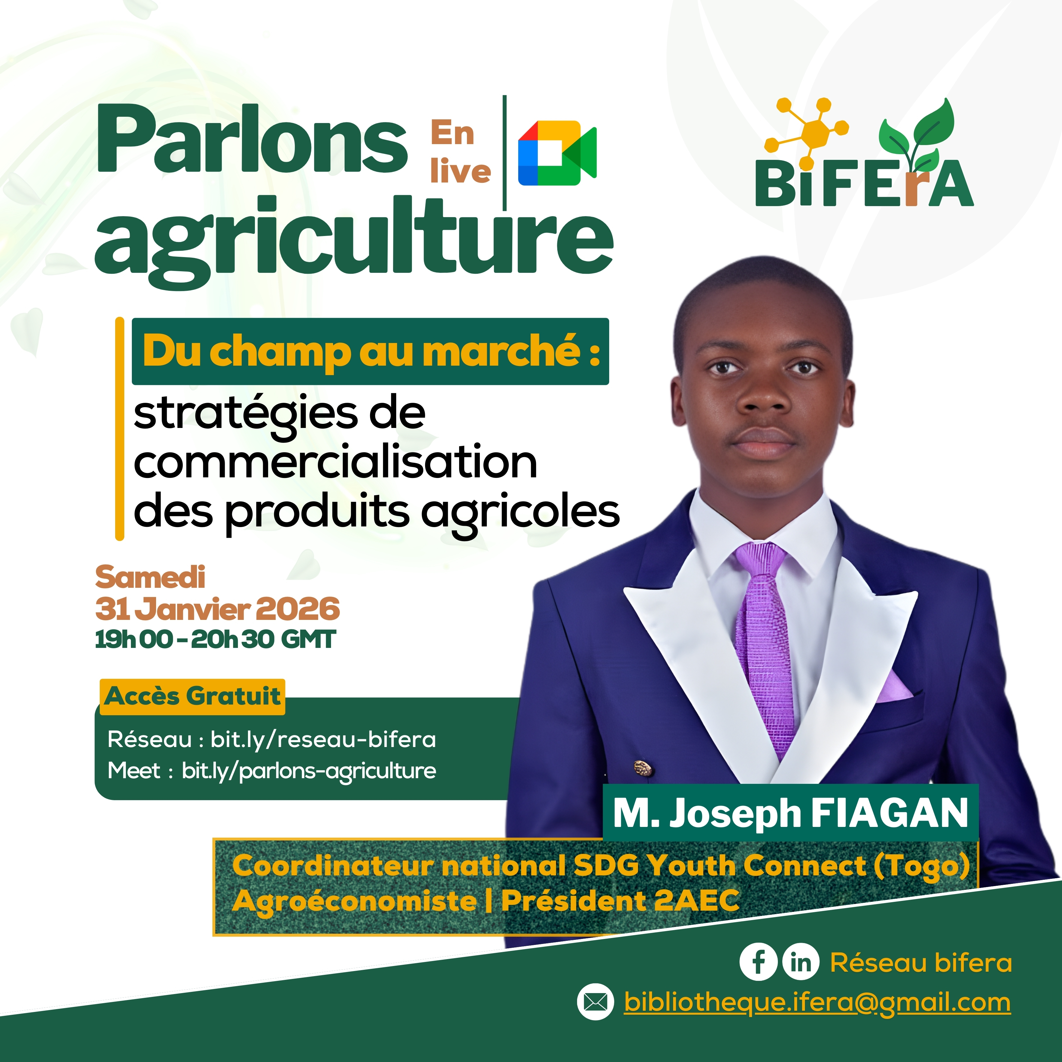 Intervenant Joseph FIAGAN